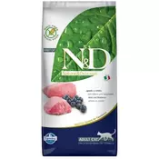 Hrana za macke FARMINA N&D CAT Grain Free Lamb & Blueberry, 5kg, za odrasle macke