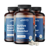 3x Active Brain Booster – podpora kognitivnim funkcijam, skupaj 360 kapsul