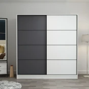 Hanah Home Garderober Kale-3970, 180x210x52 cm, Sivo-beli