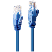 LINDY LINDY 48018 RJ45 omrežni kabel\, Patch kabel CAT 6 U/UTP 2.00 m modra 1 kos, (20419765)