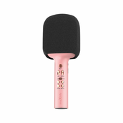 MAXLIFE Mikrofon sa Bluetooth zvučnikom MXBM-600, ružičasti