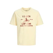 Jack & Jones Premium Majica JPRBLUNIKO  kremna / kostanj rjava / rjasto rjava
