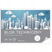 Interdruk TEHNIČNI BLOK A4 170 g BEL 10 LISTOV