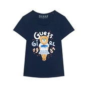 Guess Majica K6RI03 K6YW4 Mornarsko modra Regular Fit