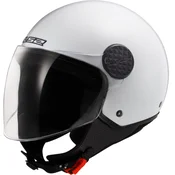 Otvorena motociklisticka kaciga LS2 OF558 Sphere Lux II, cisto bijela