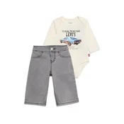 Levis Kids Komplet CAR bež/svetlo modra/siv denim/črna