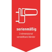 Plastična stranska vhodna vrata K504 98 cm x 198 cm DIN L dekor z bori