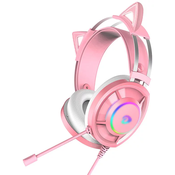 Dareu Gaming slušalke dareu eh469 usb rgb (roza)