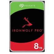 SEAGATE HDD 8TB IRONWOLF PRO (NAS), 3,5, SATAIII, 7200 vrtljajev na minuto, 256 MB predpomnilnika