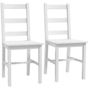 Homestar Set jedilnih stolov 2 kosa 415x46x90 cm bela