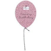 Papirnata cestitka za rodendan BALLOON HAPPY BIRTHDAY