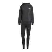ADIDAS SPORTSWEAR Športna trenirka LEISURE črna/bela