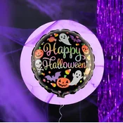 PartyPal Folija balon z motivom buče in duha 45 cm
