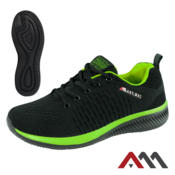 ARTMAS nizki čevlji za prosti čas X250 FLUO, črni-zeleni