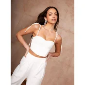 Jaded Rose Ženski top Why, Beli