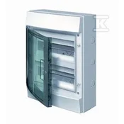 ABB Stikalna omarica MISTRAL65, prosojna vrata, 24 modulov z N+PE sponko