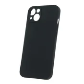 Silikonski ovitek za iPhone 17, 17Air, 17 Pro, 17 PRO MAX - mat liquid - črn