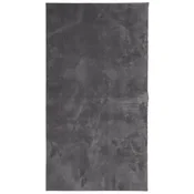 Vidaxl Preproga HUARTE s kratkimi vlakni pralna antracit 80x150 cm