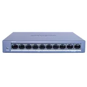 Hikvision DS-XS0110-P 8-portni hitri Ethernet neobvladljiv POE stikalo