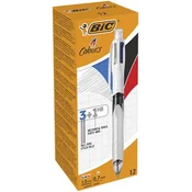 Bic BIC izvlečni kemični svinčnik 4 barve 3+1 HB, sivo/bel, (21656277)
