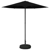 Vrtni Parasol s Podnožjem 230 x 230 cm Poliester Pravokutni