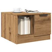 Stol za kavu Artisan hrast 50x50x36 cm izradeno drvo