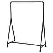 TURBO Stalak za odecu,unutra/spolja, crna, 117x59 cm