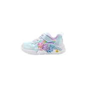 SKECHERS Superge LIL SNUGS pastelno modra / sivka / roza / srebrna