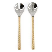 Solatne žlice Doing Goods Chameli Salad Server S 2-pack rumena barva