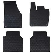vidaXL Avto preproga 4 pcs Črna primerna za VW ID.7 TPE
