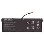 Baterija z dvema napajalnikoma za prenosnik ACER Extensa 15 EX215-53G s tremi celicami 11,4 V 3400 mAh
