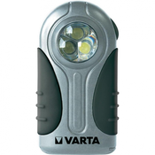 Varta Ploščata LED-svetilka Varta Silver, 16647101421, 5 mm LED, 12 h, srebrno-črne barve, 87 g