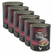 Vrečka hrane Leonardo, perutnina, 6x800 g