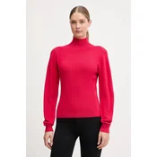 Pulover Sportalm Walsall boja: ružicasta, lagane, s poludolcevitom, 450212