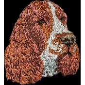 shumee Angleški springer španjel - našitek v obliki psa, vezeni našitek, edinstvena dekoracija nahrbtnika znamke Art-Dog