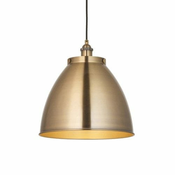 Endon 98744 - Luster na sajli FRANKLIN 1xE27/10W/230V mesing