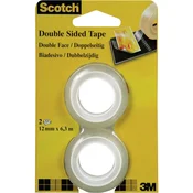 3M OBOJESTRANSKI lepilni trak 3MSCOTCH, (D X Š) 6,3 M X 12 MM, PROZOREN, FT-5100-4927-1