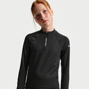 Nike Pro Older Kids (Girls) Dri-FIT Half-Zip Long Sleeve - Black