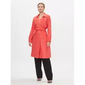 Vero Moda Trenčkot Doreen 10301287 Roza Regular Fit