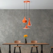 Conceptum Hypnose Luster Tom-3556, 45-135cm, 45 cm, 3xE27 s, Narandžasti
