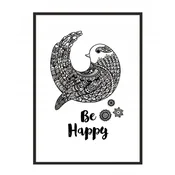 shumee PLAKAT ZA SLIKE V OKVIRJU A4 cm Happy PD242
