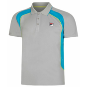 Muški teniski polo Fila Austarlian Open Harrison Polo Shirt - silver scone/hawaiian ocean