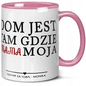 shumee ROZA SKODELICA DARILA ZA MATERINSKI DAN MAMI ZA MATERINSKI DAN + IME OTROKA