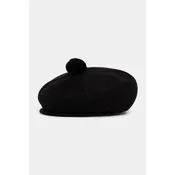 Gatsby kapa s primjesom vune Kangol HERITAGE boja: crna, K3778.SB002