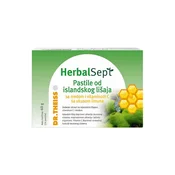 DR.THEISS Pastile namenjen dizanju imuniteta, respiratornom sistemu i jacanju organizma HerbalSept, Islandski lišaj, 24 Pastile