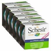 Schesir kitten piščanec z aloe vero v želatini 6x85 g