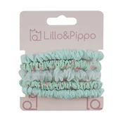Lillo&Pippo gumica za kosu zelene vockice