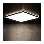 Kanlux 31533 - stropna LED svetilka AZPO LED/17,5W/230V 30x30 cm IP54 črna