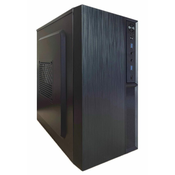 EUROCASE MicroT MC MF-320B / brez napajalnika / 2x USB 3.0 / USB-C / črna