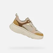 Beige Womens Geox Nebula 2.0 X Sneakers - Womens